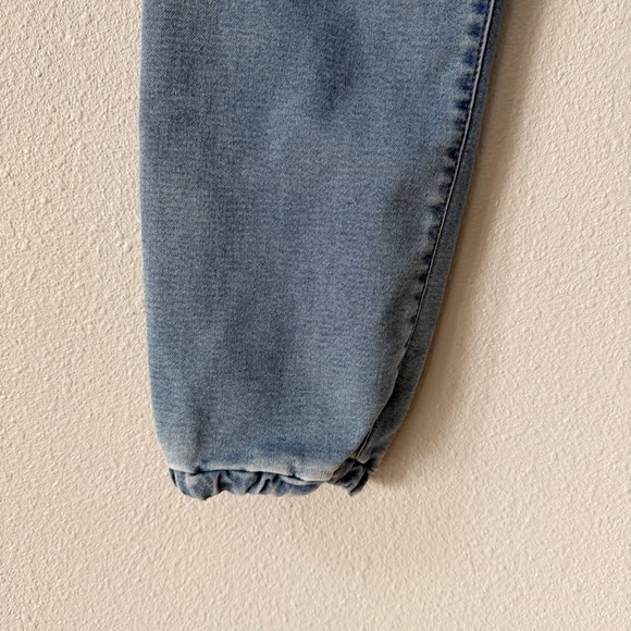 Sound Style Stretchy Denim Blue Drawstring Joggers w/Pockets Sz Medium - Picture 4 of 13